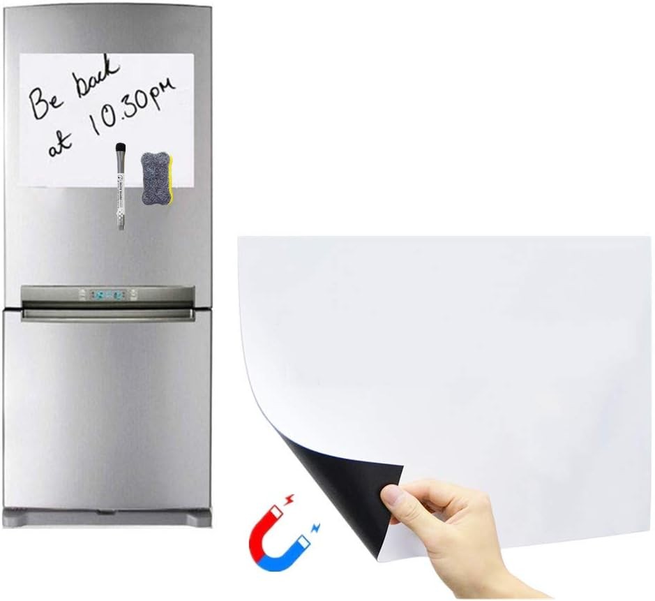 Tabla magnetica adeziva, format A4, flexibila, reutilizabila, grosime 1 mm - imagine 6